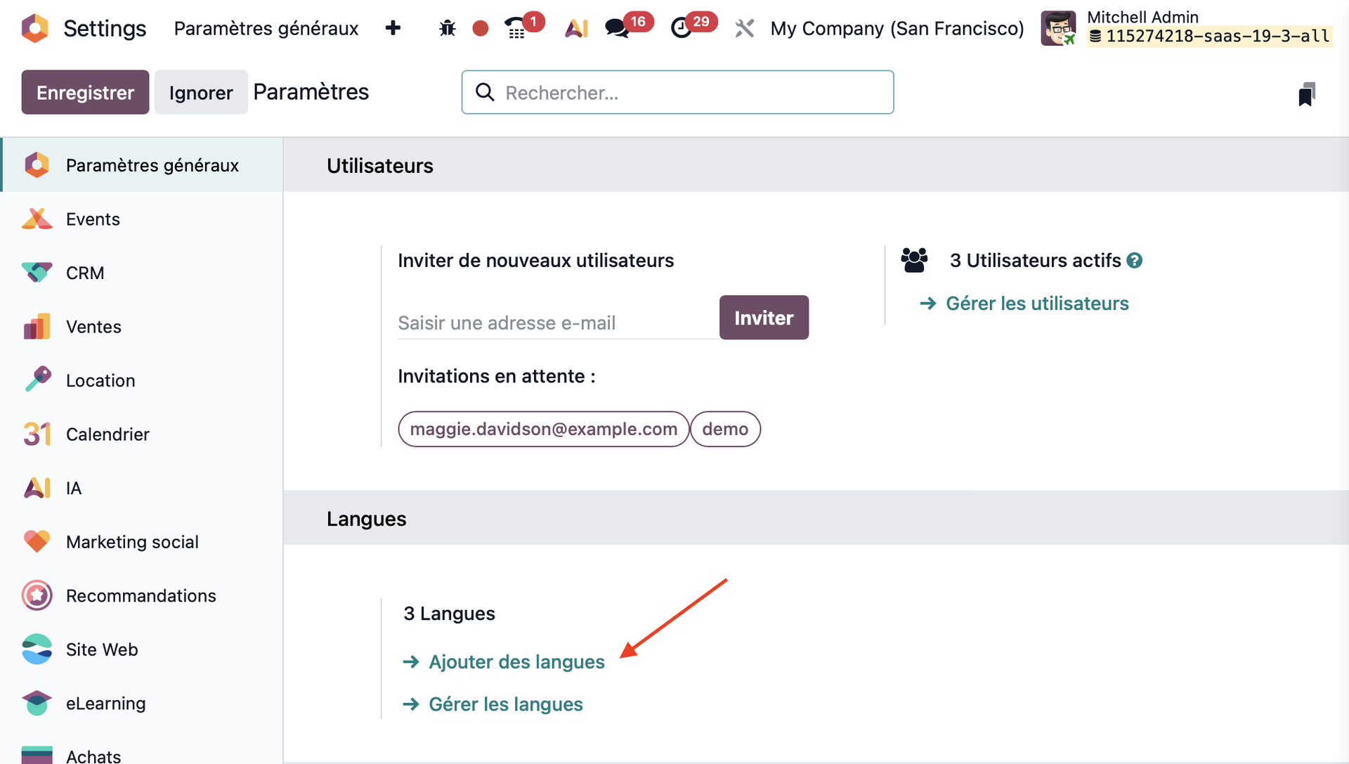Tuto Odoo 19 intégrateur Belgique Burniaux Consulting