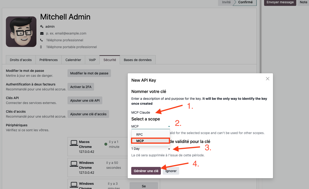 Tuto Odoo MCP et IA externe